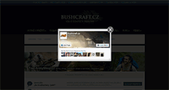 Desktop Screenshot of bushcraft.cz