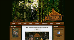 Desktop Screenshot of bushcraft.co.hu