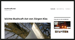 Desktop Screenshot of bushcraft.net