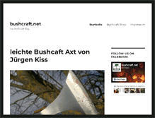 Tablet Screenshot of bushcraft.net
