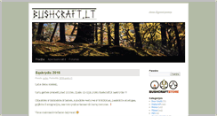 Desktop Screenshot of bushcraft.lt